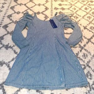 Girls Pinstripe Dress